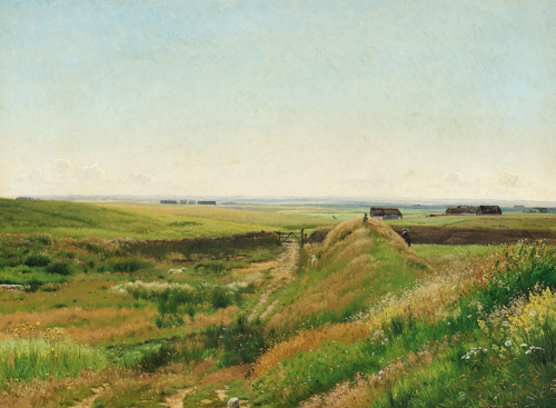 Danish landscape in Summer., 1882, Vilhelm Kyhn