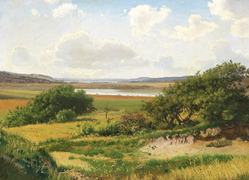 Danish landscape in Summer., 1880, Vilhelm Kyhn