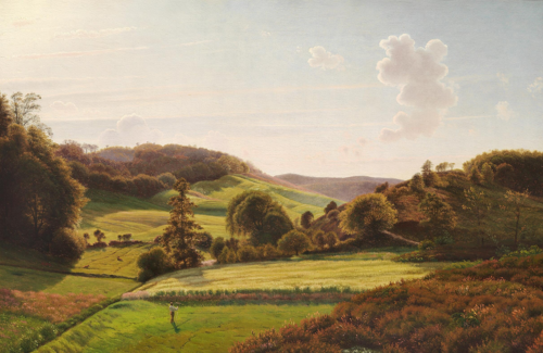 A summer landscape with hills., 1868, Vilhelm Kyhn