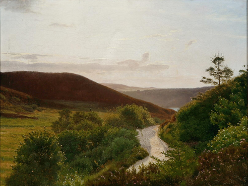 Landscape near Silkeborg., 1870, Vilhelm Kyhn