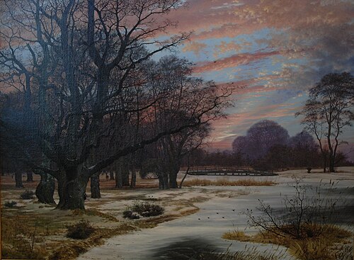 Winter Landscape, 1850, Vilhelm Kyhn