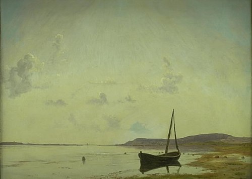 A Stretch of Coast near Frederiksund. Sketch, 1849, Vilhelm Kyhn