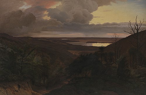 Late Evening near Himmelbjerget, Jutland, 1874, Vilhelm Kyhn
