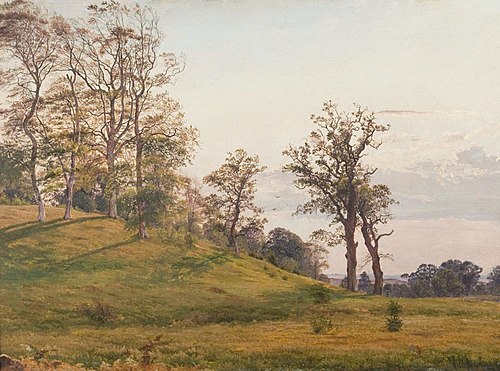 Landskab fra Frederiksborgegnen, 1846, Vilhelm Kyhn