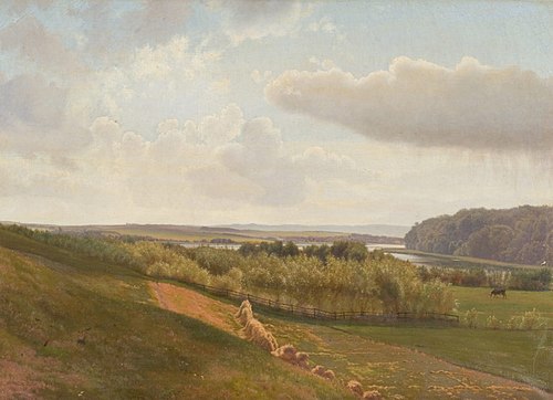 Ved Ry, stærkt lys, 1893, Vilhelm Kyhn