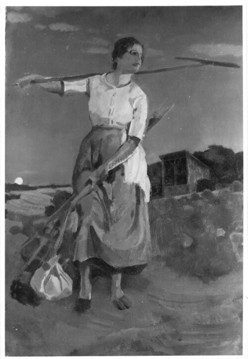 Schnitterin, 1915, Reinhold Max Eichler