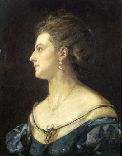 Portrait of his Wife, 1871, Viktor Madarász