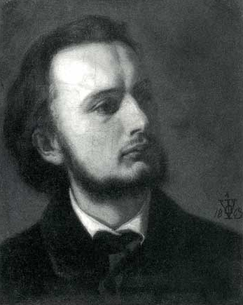 Porträt des Amaldus Nielsen, 1863, Olaf Isaachsen