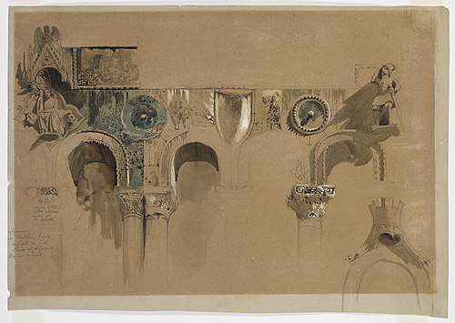 The Casa Loredan, Venice, 1850, John Ruskin