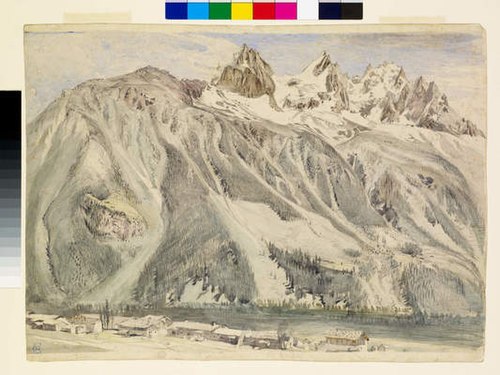 Aiguilles of Chamonix, 1849, John Ruskin