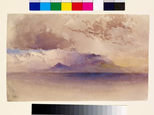 View of the Bay of Naples and Vesuvius, 1840, John Ruskin