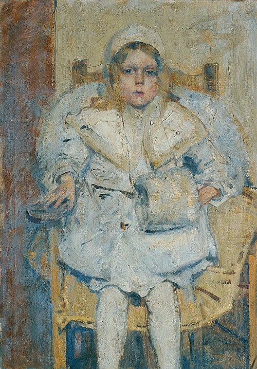 Mädchenbildnis, 1905, Theodor Hummel