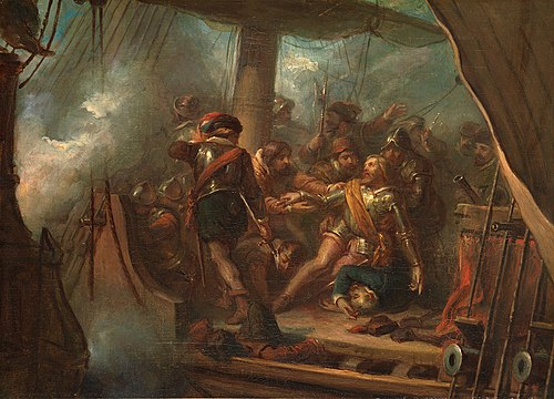 Anno 1606: Heemskerk dies near Gibraltar, 1850, Antonie Frederik Zürcher