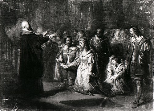 Anno 1625. Het huwelijk van Frederik Hendrik met Amalia van Solms, 1858, Antonie Frederik Zürcher