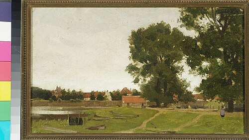 Landschap., 1880, Coenrad Metzelaar