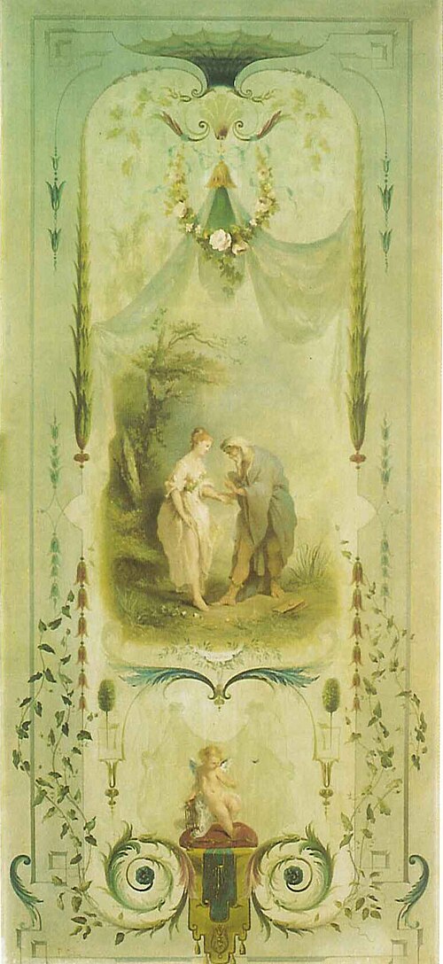 Wanddecoratie De waarzegger, 1873, Paul-Alfred Colin