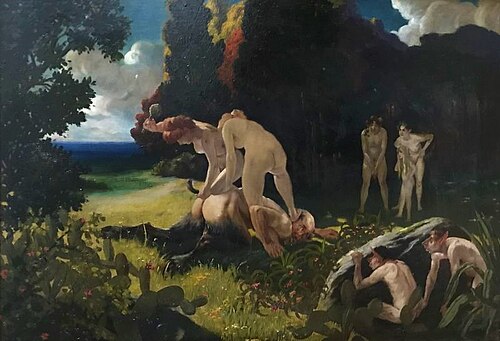 Punishment of the Faun, 1895, Max Pietschmann