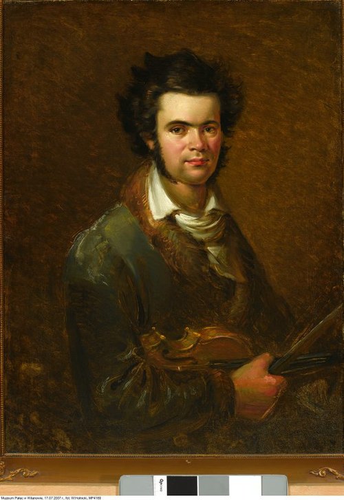 Portrait of Karol Lipiński, 1838, Walenty Wańkowicz