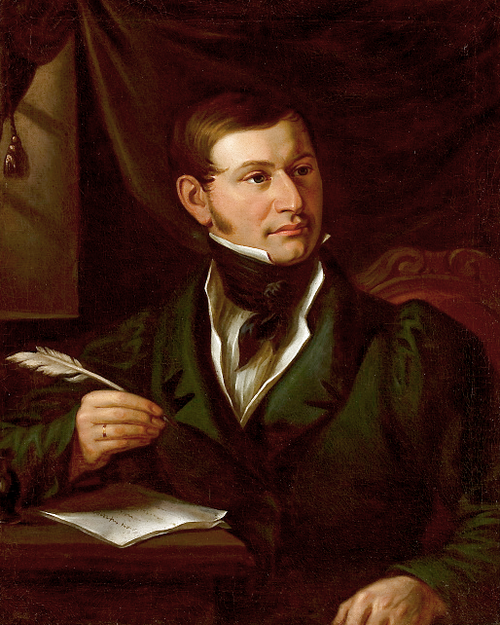Portrait of Andrzej Towiański (1799–1878), 1830, Walenty Wańkowicz
