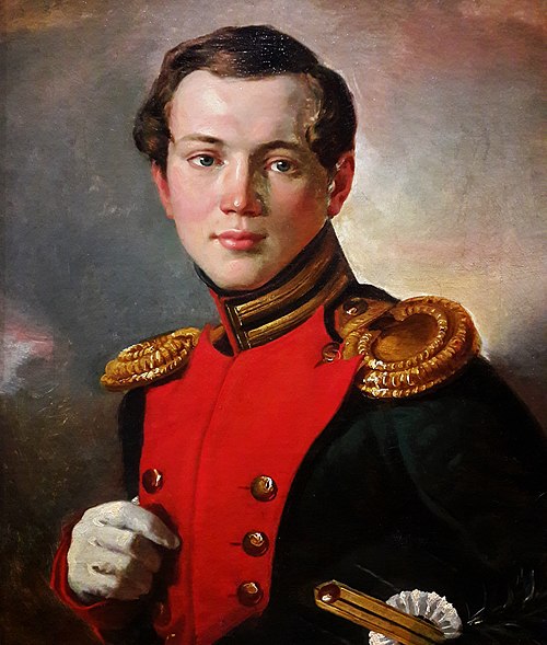 Portrait of Stanisław Chomiński (1804-1886)., 1824, Walenty Wańkowicz