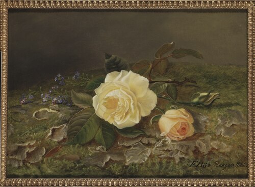 Yellow Roses, 1885, Frants Diderik Bøe