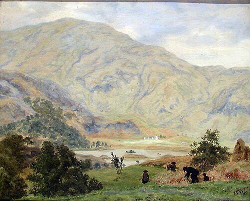 Valley in West-Norway, 1845, Frants Diderik Bøe