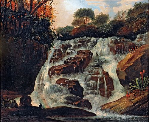 Great Tijuca Waterfall, 1833, Manuel de Araújo Porto-alegre