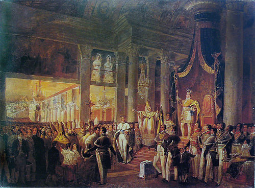Coronation of Pedro II, 1845, Manuel de Araújo Porto-alegre