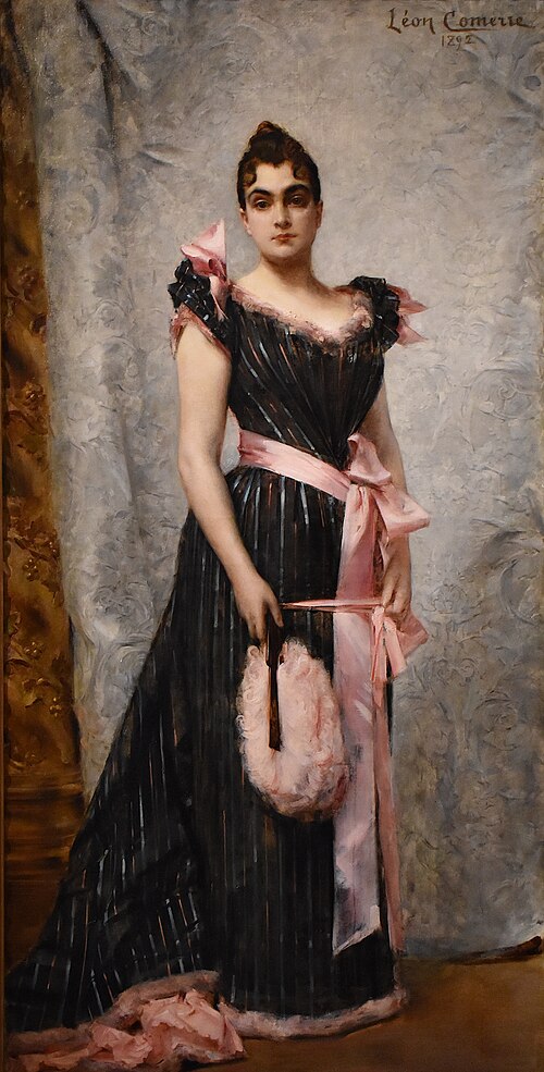 Portrait de la femme de l'artiste, 1892, Léon-François Comerre