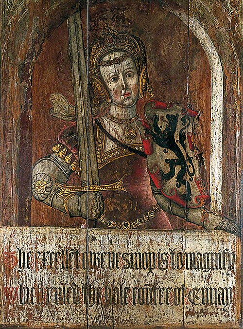 Sinope (from the Amberley Castle 'Heroines of Antiquity') (Amberley Queens), 1526, Lambert Barnard