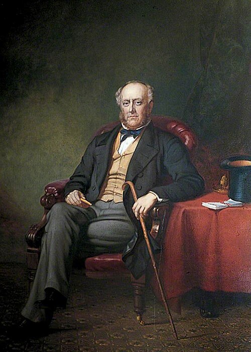 Charles Marsham (1808–1874), 3rd Earl of Romney, 1870, John Lucas