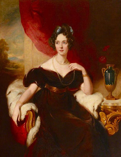 Lady Emily (Amelia) Mary Lamb, Countess Cowper, later Viscountess Palmerston (1787-1869), 1836, John Lucas