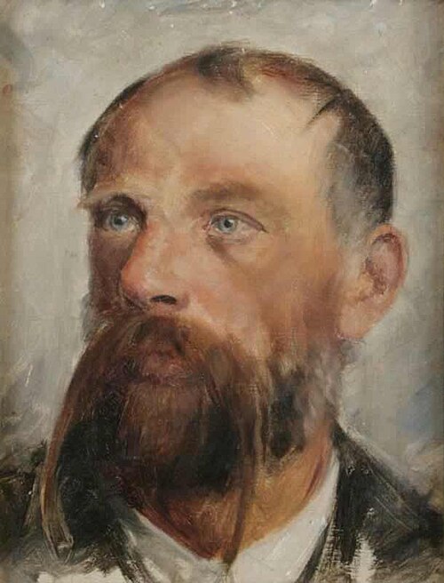 Portrait of the Poet Jaroslav Vrchlický, , Vojtěch Hynais