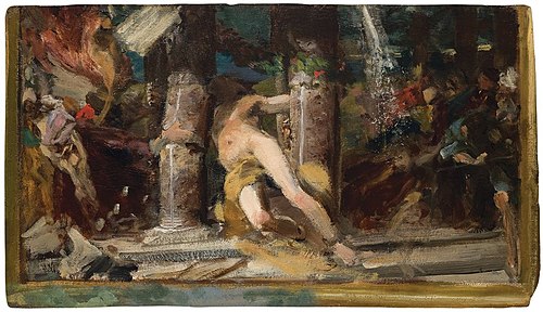 Death of Samson, 1880, Vojtěch Hynais