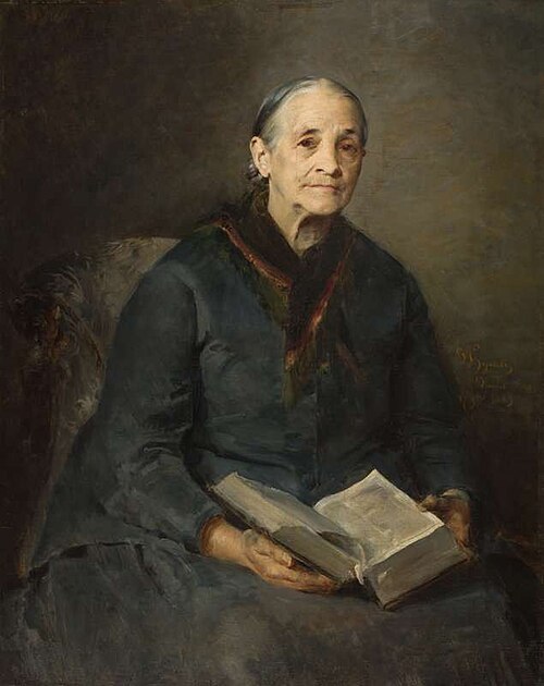 Portrait of the Artist’s Mother, 1883, Vojtěch Hynais