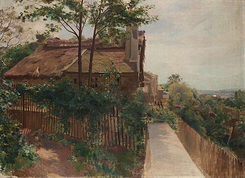 A View from the Paris Studio, 1891, Vojtěch Hynais