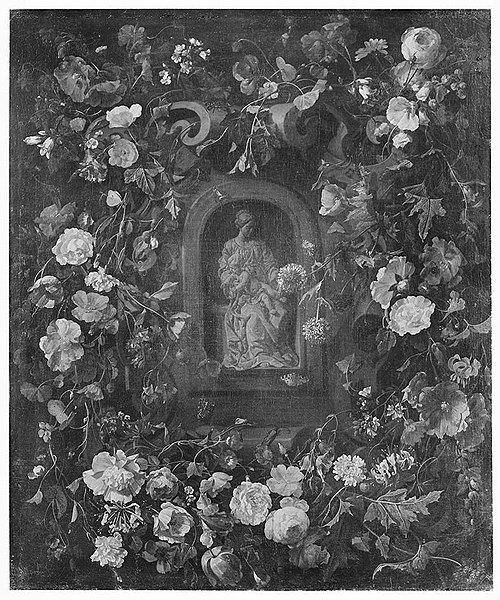 Madonna im Blumenkranz, 1650, Jan Anthonie van der Baren