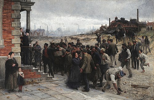 The Strike, 1886, Robert Koehler