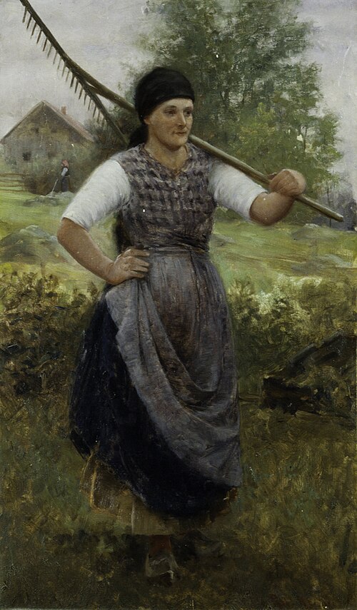 The Bohemian Peasant Girl, 1850, Robert Koehler