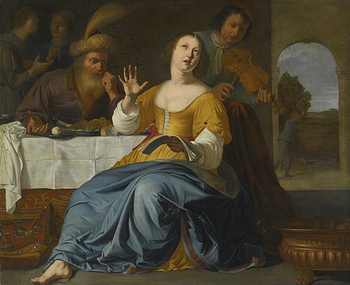 Esther and Mordecai, 1643, Aelbert Jansz. van der Schoor