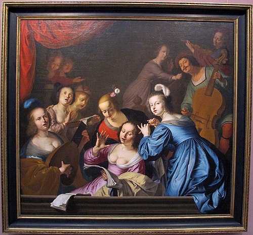 concert, 1662, Aelbert Jansz. van der Schoor