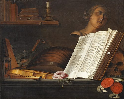 Vanitasstilleven, 1662, Aelbert Jansz. van der Schoor