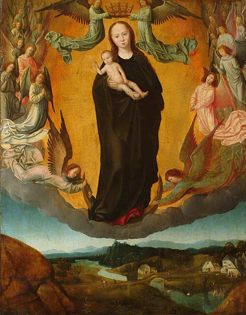 La Sainte Vierge dans la Gloire, 1515, Albert Cornelis