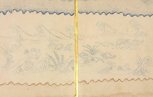Waves and Seashells, 1873, Mori Kansai