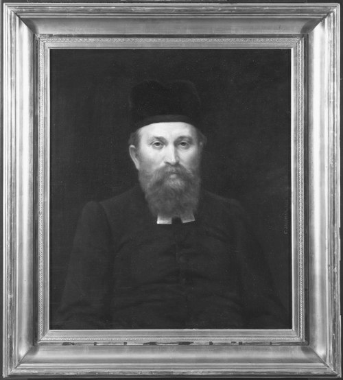 Gottlieb Klein, 1852-1914, överrabbin, religionshistoriker, gift med Antonie Levy, , Geskel Saloman