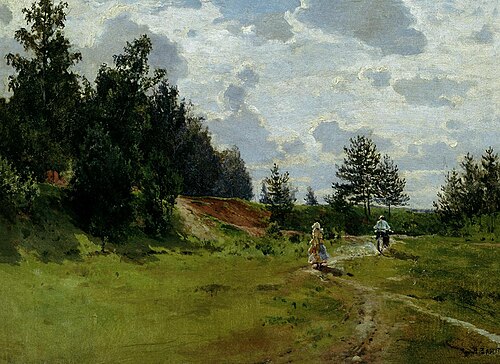 Ամպամած օր (նկար, Նիկոլայ Էլլերտ), 1896, Nikolai Ellert