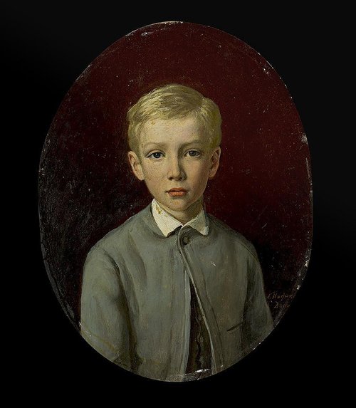 Portrait of a Boy, 1878, Sergueï Petrovitch Postinkov