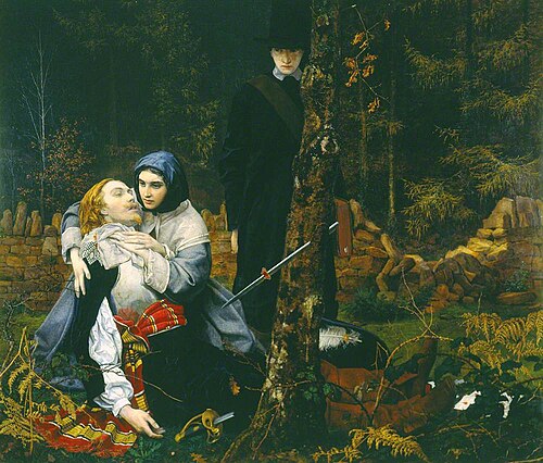 The Wounded Cavalier, 1855, William Shakespeare Burton