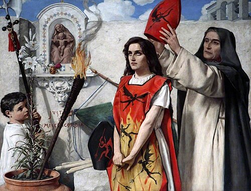 Auto-da-Fé, 1895, William Shakespeare Burton