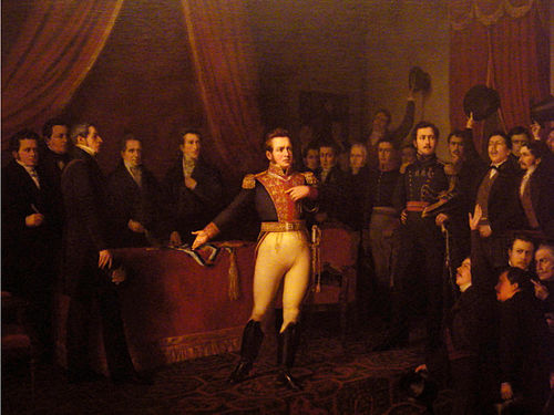 Abdication of O'Higgins, 1875, Manuel Antonio Caro